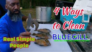 How to and 4 ways How i CleanPrepare Bluegill