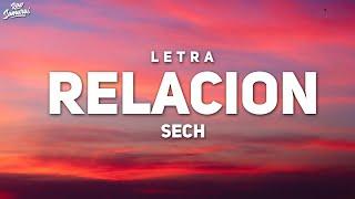 Sech - Relacion Letra