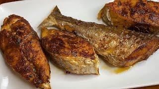 Perfect Fried King Fish