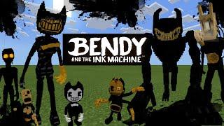 Bendy And The Ink Machine Add-on V3.1 New Morphs in Minecraft