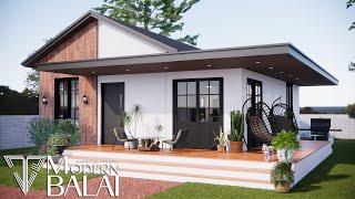 Simple and Elegant Modern Bungalow House Design  3-Bedroom