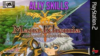 Mana Khemia Alchemists of Al-Revis Ally Skills and Spells - Vault of Powers 8