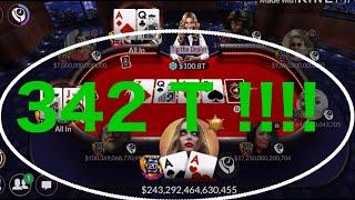 WIN 342T ON TABLE  NICE WATCHING  THE COMPETITION RESULTS  ZYNGA POKER
