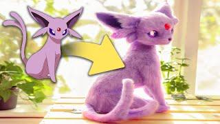 I made a REALISTIC Espeon l DIY Pokémon Art Doll