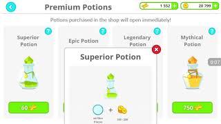 Agar.io OPENING ALL PREMIUM POTIONS+2 LOVE POTIONS