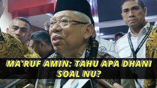 MARUF AMIN MARAH KEPADA AHMAD DHANI