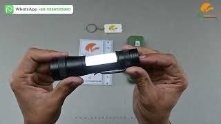 Power Style Zoomable LED Torch Flashlight  4 in 1 adjustable Light Beam Wide Full wide SOS