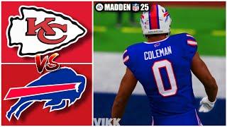 Chiefs vs Bills Week 11 Simulation madden 25 Rosters