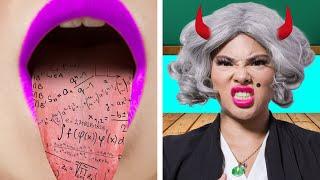Bad Teacher is My Stepmom? Funny School Situations & Parenting Hacks by Crafty Hacks