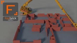 Fastbrick Robotics Hadrian 105 Demonstrative Model Animation