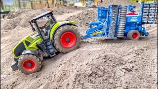 Stunning Tractors and RC Trucks work hard at the limit