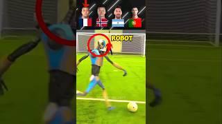 Mbappe VS Haaland VS Messi VS Ronaldo Robots Challenge