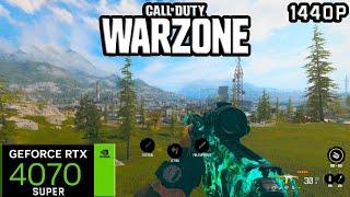 RTX 4070 SUPER - Call Of Duty Warzone - FPS Test on URZIKSTAN 1440P
