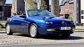 ALFA ROMEO SPIDER V6 3.0 BUSSO - STUDENÝ START PO PŮL ROCE - NA PRODEJ