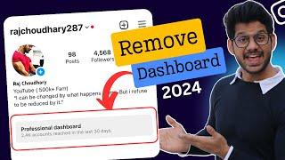 Remove Professional  Dashboard  Instagram Par Professional Dashboard Kaise Hataye 2024