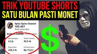 Lakukan Secepatnya‼️3 Cara Tercepat Monetisasi Youtube Shorts Gak Sampe 1 Bulan Monet