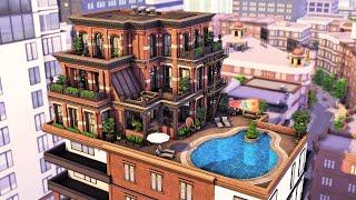 Tribeca Penthouse Apartment  The Sims 4 Speed Build