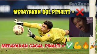 Reaksi Pinalti Paling Heboh ‼️- Funny failed penalty kick reactions - Indonesia vs Singapore