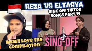 REZA Darmawangsa vs ELTASYA - SING OFF TIKTOK SONGS PART 14  REACTION