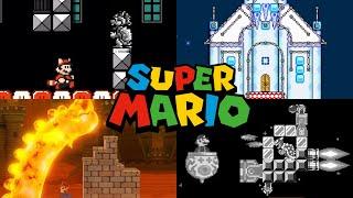 All Super Mario FINAL CASTLES Remade in Super Mario Maker 2