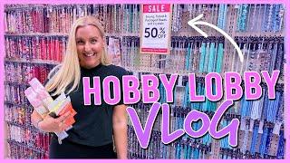 Clay Bead Shopping  Lets go to Hobby Lobby together  Vlog Style