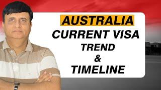 Australia current visa trend and timeline  latest Update 2024