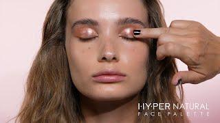 HOW TO TUTORIAL HY-PER NATURAL FACE PALETTE  Natasha Denona Makeup