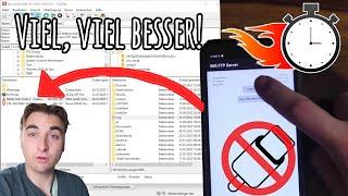 Daten SCHNELLER zum Handy kopieren per FTP + Datenrettung