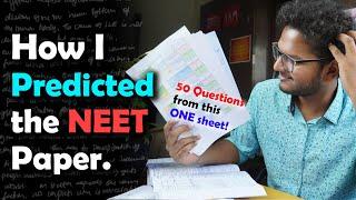 How I Predicted the NEET UG Paper & You Can Too  Anuj Pachhel