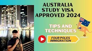 Australia study visa 2024  Approved application  Step by Step guide  International Students