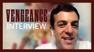 VENGEANCE Interview - B.J. Novak on Texas community Whataburger goodness & Ashton Kutchers stache