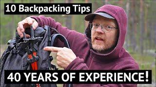 10 Backpacking Tips I Wish I Knew 40 Years Ago  Expert Advice for Hiking Success