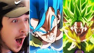 NEW LR BLUE GOGETA & BROLY ANIMATION REACTION DOKKAN BATTLE 9TH ANNIVERSARY