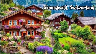 Gimmelwald Switzerland walking tour 4K - The most beautiful villages in Switzerland