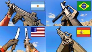 All Black Ops Cold War Weapons Origins Real Names Inspect Animations and MORE...
