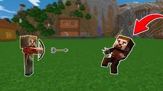 RÜZGAR ARDAYI OK İLE VURUYOR  - Minecraft