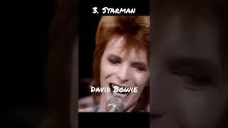 David Bowie Top 5 Hit Songs #artrock #glamrock #pop #electronic #englishsinger