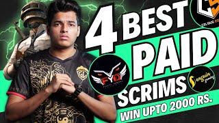 Top 4 Best BGMI PAID Scrims To Improve Your Gameplay  Win Up to 2000 Daily #paidscrims #bgmi