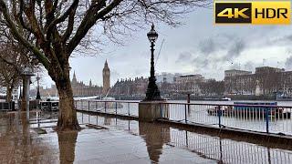 2 hours of London Rain ️ London Rain Walk Compilation  DayNight Rain 4K HDR
