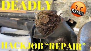 Fixing a HACK JOB “Repair” On A Toyota RAV4 Subframe