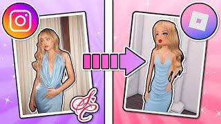 RE-CREATING SABRINA CARPENTERS INSTAGRAM PHOTOS IN DRESS TO IMPRESS   Roblox