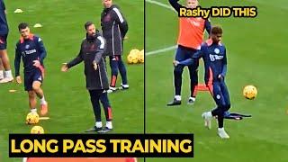 Van Nistelrooy trained long passes in final training ahead West Ham look Rashford skills...