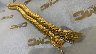 Making a Pure Gold Cuban Link Chain Handmade 24 Karat