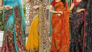 प्रिंटेड साडी का ऐसा Collection देखने को नही मिलता हेPrinted Saree Manufacturer In Surat