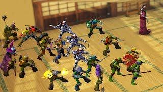 Teenage Mutant Ninja Turtles Legends - ALL TURTLES VS SPLINTER #TMNT