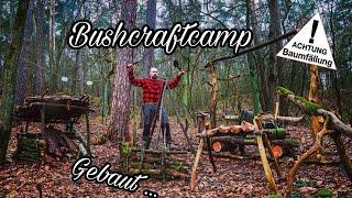 Bushcraftcamp im Wald