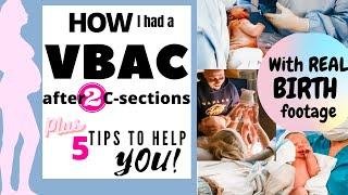 Vaginal BIRTH after C section  My BIRTH storiesvideos & 5 tips to have a successful VBAC
