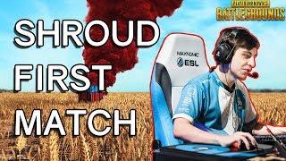 Shrouds FIRST Time Playing PUBG - Player Unknowns Battlegrounds