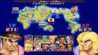 Fightcade  Street Fighter 2 Hyper Fighting  RizOne  Vs ChoiBoy 