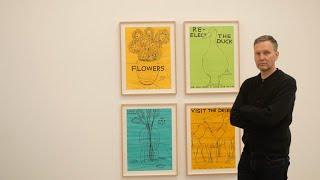 David Shrigley talks about his exhibition  People Reveal Themselves Slowly